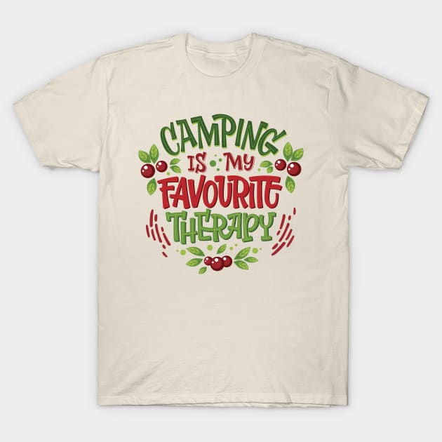 camping favorite therapy T-Shirt by Mako Design 